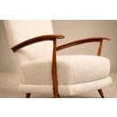 Armchair in Caviúna Wood, Leather and Bouclé by Giuseppe Scapinelli, Brazil, 1950s For Sale - Image 15 of 18