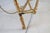 Vintage Faux Bamboo Brass Tabletop Display Easel For Sale - Image 4 of 10