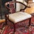 Offering a gorgeous circa 1970 James Mont-style horseshoe back chinoiserie accent chair by Century Chair Company of...