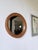 Brown Round Wicker Mirror, 1960s For Sale - Image 8 of 18