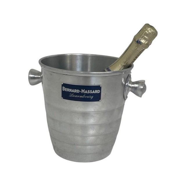 Metal Champagne Bucket from Bernard Massard For Sale - Image 7 of 7