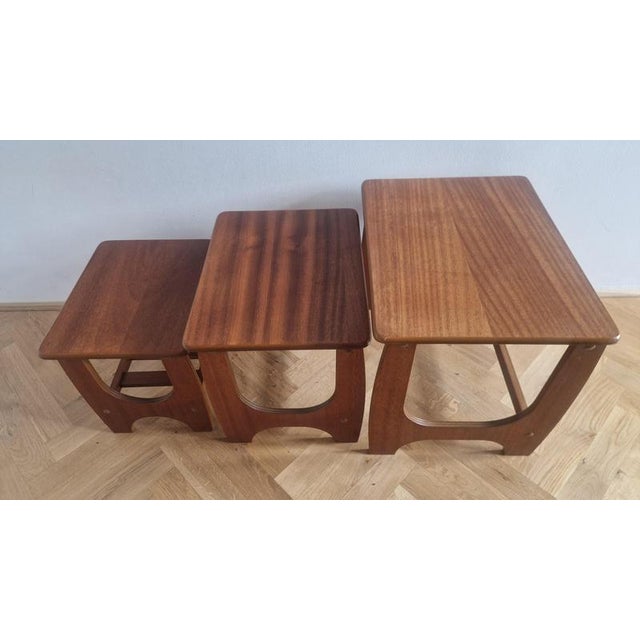 Teak Nesting Tables, Denmark, 1970s, Set of 3 For Sale - Image 17 of 18