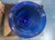 The Vintage Cobalt Blue and Gold Murano Glass Vase is a stunning piece of decorative pottery and glassware. Made by the...
