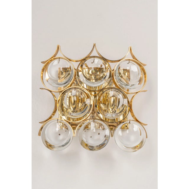Crystal Wall Lights by Sciolari for Palwa, Germany, 1960s, Set of 2 For Sale - Image 9 of 11