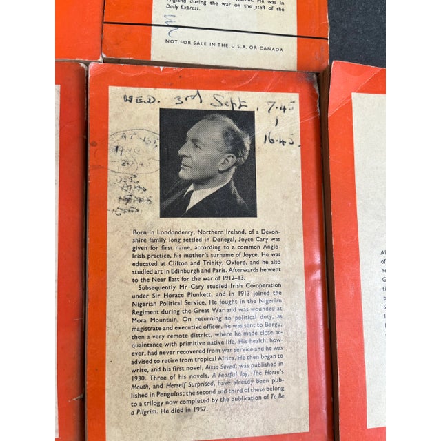 Vintage Penguin Paperback Books Stienbeck Huxley Cary Moravia Sansom Mid Century- Set of 9 For Sale - Image 4 of 5