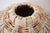 Signed Studio Pottery Basket Vase, Hilda Kidd Wiesenmeyer 2007 — Stoneware Vessel, Hand-Woven Dyed Reed Collar, American Fiber Art Ceramic For Sale In San Francisco - Image 6 of 10