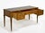 Mid 20th Century 1970s Louis Style Black Leather Top Writing Desk or Vanity For Sale - Image 5 of 14