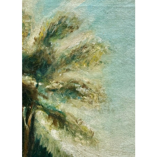 Mid 20th Century Mid-20th Century English Style "The Cottage Girl" Oil on Canvas Painting After Gainsborough - Framed For Sale - Image 5 of 12