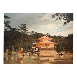 H. Jung, Kinkaku-ji (Golden Pavilion), Oil Painting on Canvas For Sale