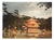 H. Jung, Kinkaku-ji (Golden Pavilion), Oil Painting on Canvas For Sale