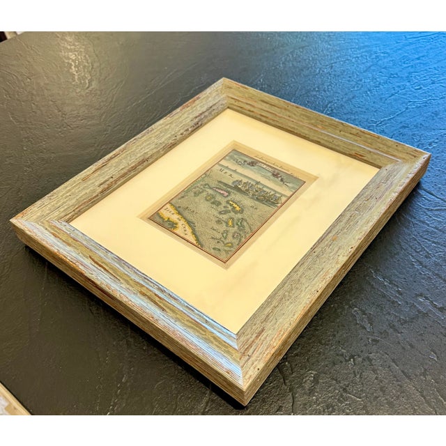 1684 Bahamas Chart by Mallet, Framed Chairish