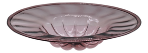 Mauve Murano Glass Centerpiece by Vittorio Zecchin for MVM Cappellin, Italy, 1930s