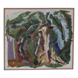 N. Skoog, Interstice, 1967, Oil on Canvas, Framed For Sale
