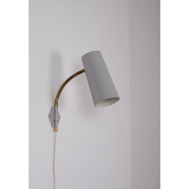 Modern Swedish Wall Lamps attributed to Böhlmarks, 1950s For Sale - Image 3 of 9
