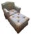 Ralph Lauren - Floral Chintz Armchair and Ottoman Set in Evelyn Fabric Style For Sale