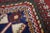 Red Vintage Qashqai Rug 5' x 6'11'' For Sale - Image 8 of 11