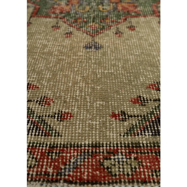 Turkish Turkish Mini Rug Oriental Hand Knotted Vintage Rug 2'3" x 3'6" #21107 For Sale - Image 3 of 8