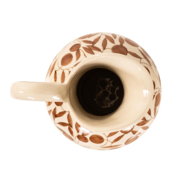 Brown Olivia Water Pitcher Golden Brown For Sale - Image 8 of 11