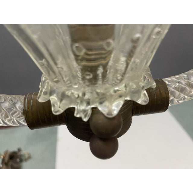 1940s Murano Glass Pendant from Barovier, 1940s For Sale - Image 5 of 14