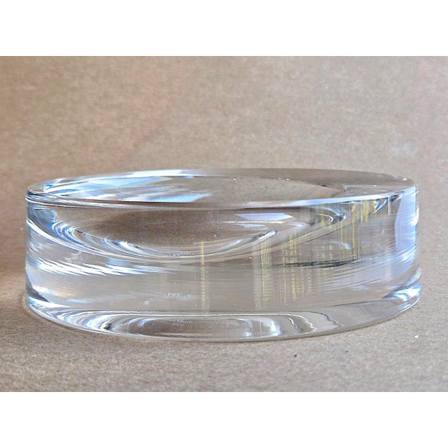 Mid-Century Modern 1970s Rosenthal Studio Line Brutalist Glass Ashtray/Catchall For Sale - Image 3 of 14