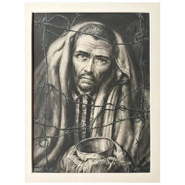 Charles Burki, The Prisoner, 1965, Paper For Sale - Image 9 of 9
