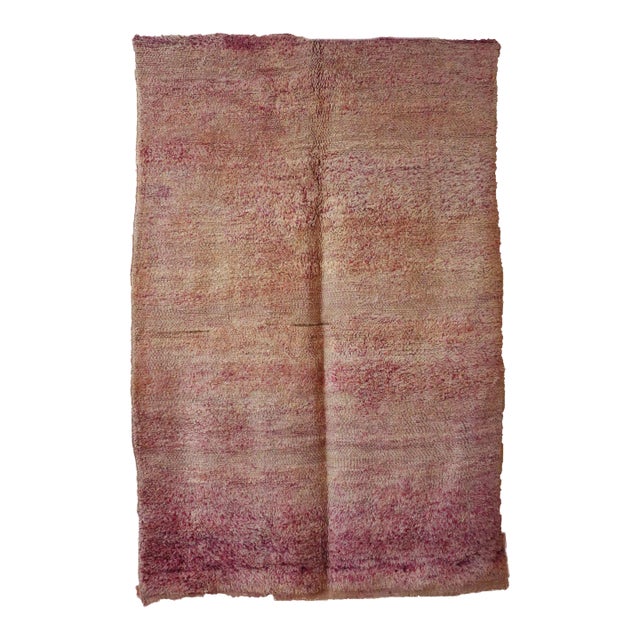 Mid-Century Moroccan Rug - 5'1" X 7'10" Ft For Sale