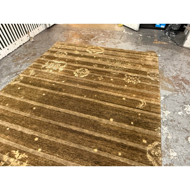 7ft 8in X 9ft 6in Qing Collection Hand-Knotted Rug For Sale In San Francisco - Image 6 of 12