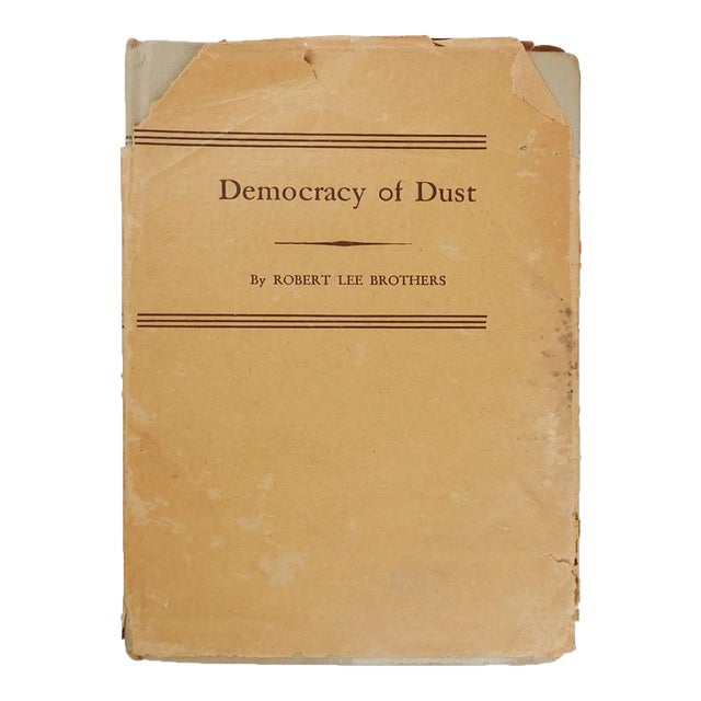 1947 Democracy of Dust by Robert Brothers Texas Signed Poetry Book For Sale