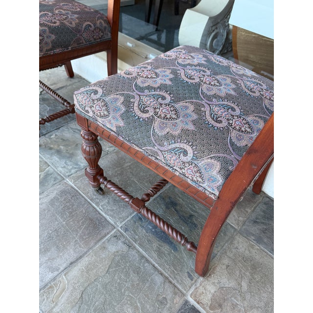 Renaissance Revival Dining Chairs, Pair For Sale - Image 12 of 15