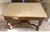 1990s 1990s Custom Fossil Stone Top/Wood Base Table For Sale - Image 5 of 7