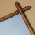 Antique English Faux Bamboo Wall Mirror with Foxed Glass For Sale - Image 5 of 9