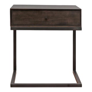 Hudson One Drawer C-Table Nightstand From Room & Board For Sale