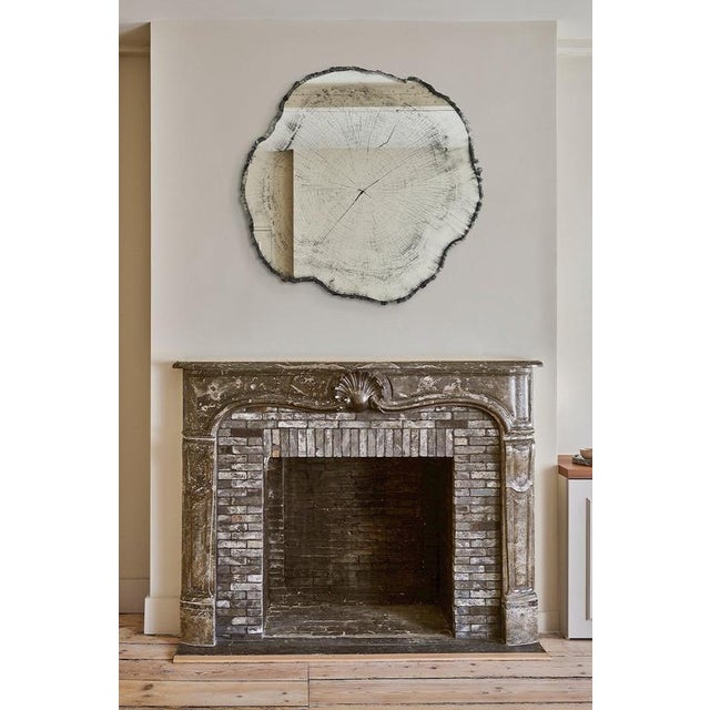 Arbo Dark Wood Edge Mirror L from Deknudt Mirrors For Sale - Image 11 of 15