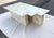 Vintage Postmodern Geometric Shaped Marble Coffee Table For Sale - Image 13 of 13