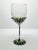 Contemporary Forever International Green Enamel Metal Flower Wine Glasses - Set of 4 For Sale - Image 3 of 9