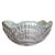 Mid 20th Century Hollywood Regency Round Silver Metal Clam Shell Serving Bowl For Sale - Image 4 of 5