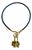 1990s Hermes Gold Plated Elephant Cadenza With Hermes Necklace For Sale