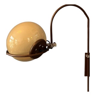 Mid-Century Space Age Mushroom Arc Wall Lamp from Herda For Sale