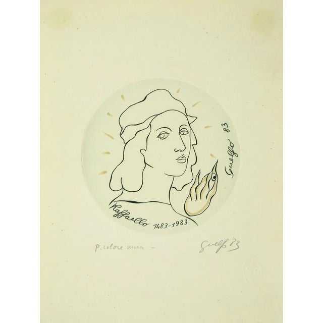 Guelfo Bianchini - Raphael - Etching - 1983 For Sale