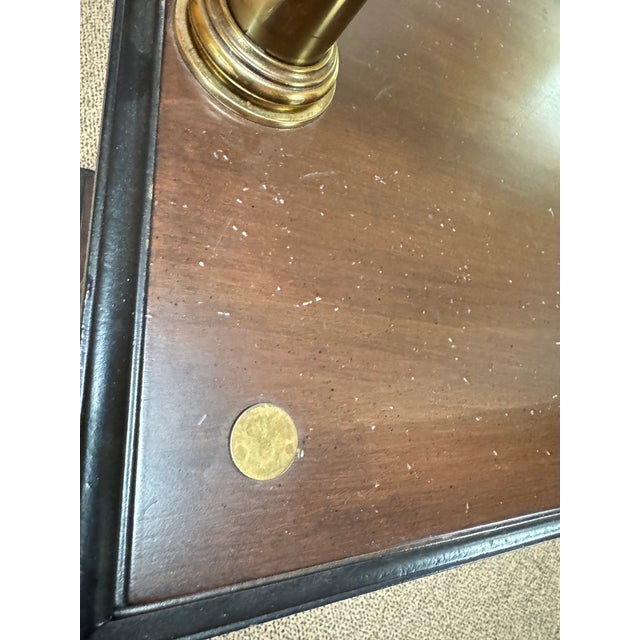 Vintage Styled After Stiffel Two Tier Table Reading Lamp For Sale - Image 13 of 16