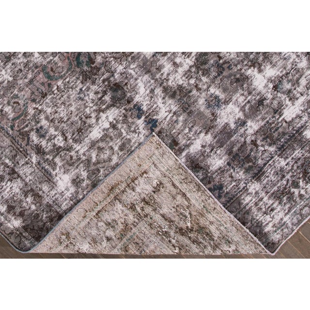 Early 20th Century Early 20th Century Antique Meshad Wool Rug For Sale - Image 5 of 8