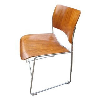 Vintage 40/4 Stacking Dining Chair by David Rowland for GF in Bent, 1990 For Sale