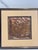 Metal A Vintage Framed 3d Copper Relief Wall Art Piece Featuring a Pressed Metal Figure. (A Dog) For Sale - Image 7 of 12