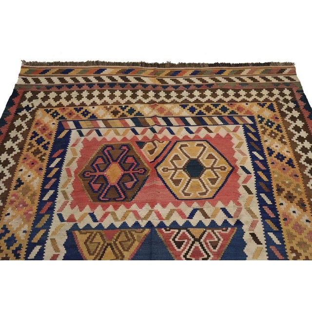 Antique Rug in Wool, 1920s For Sale - Image 9 of 18