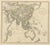 Engraved Map of Asia and Surrounding Regions by John Cary, 1806 For Sale
