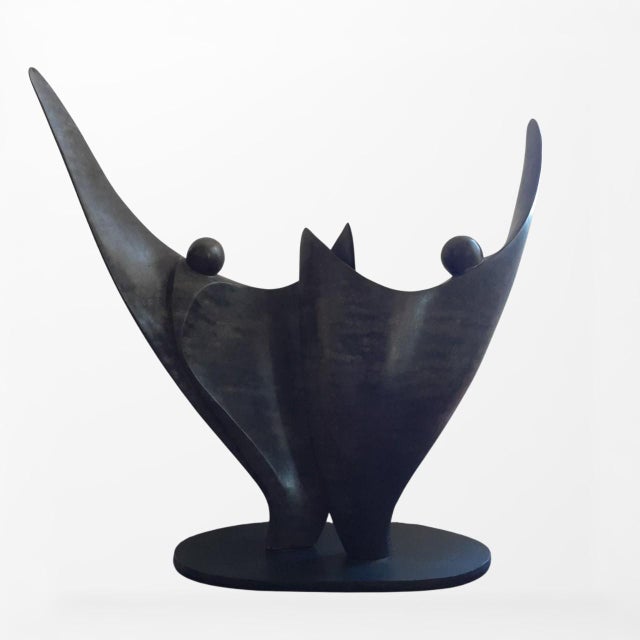 Robert Holmes "Flower Dancer" Bronze Sculpture, 1988, Edition 2/12 For Sale - Image 4 of 8