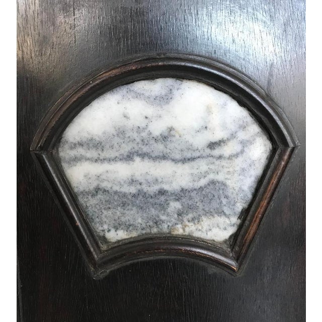 Black Chinese Dali Stone Panels, 1900s, Set of 4 For Sale - Image 8 of 10