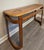 This Scandanavian style Mission Oak Curved Console is not only unique, but transitional.