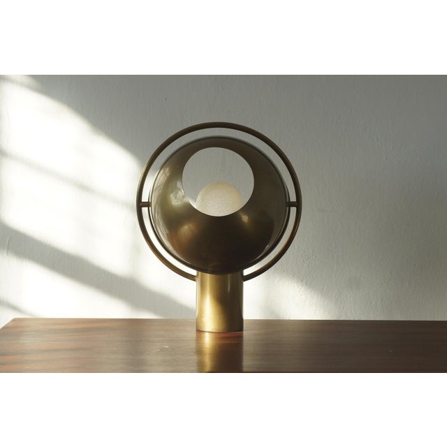 Brass Table Lamp from Florian Schulz, 1970s For Sale - Image 6 of 9