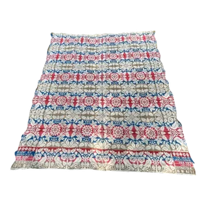 19th Century Jacquard Coverlet
